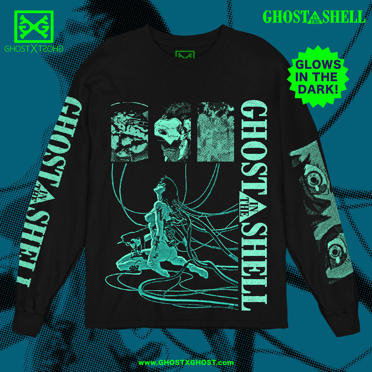 Ghost in the Shell - Build Long Sleeve T-Shirt WAITLIST – GHOST X