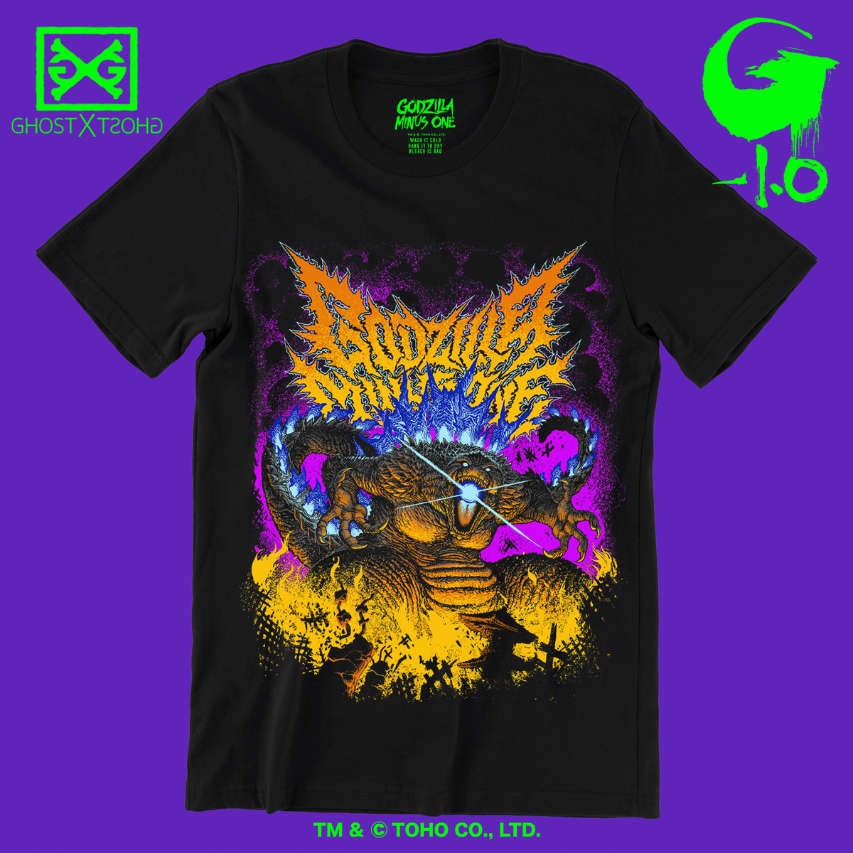 Godzilla Minus One METALCROPOLIS T-Shirt – GHOST X GHOST