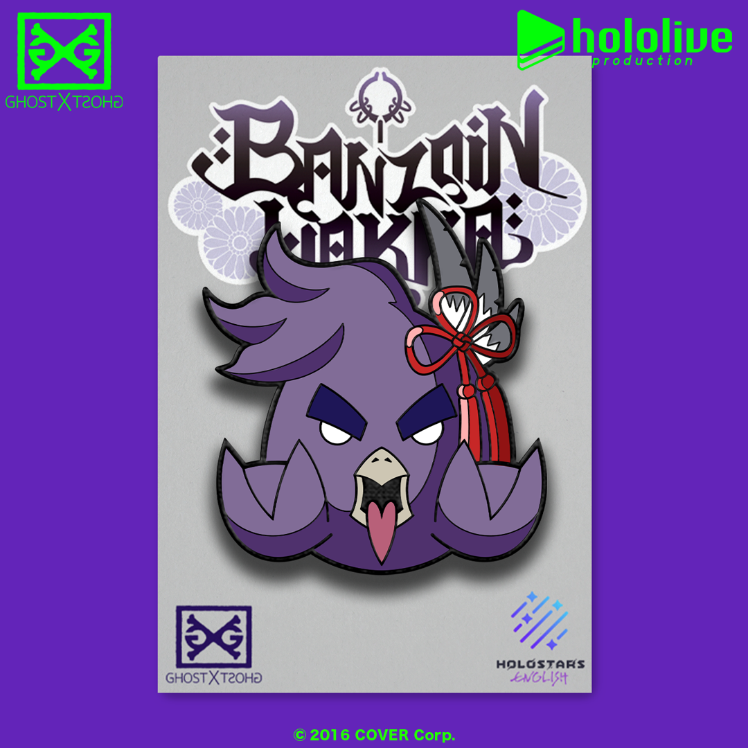 Banzoin Hakka - Heavy Metal Hakkito Soft Enamel Pin – GHOST X GHOST