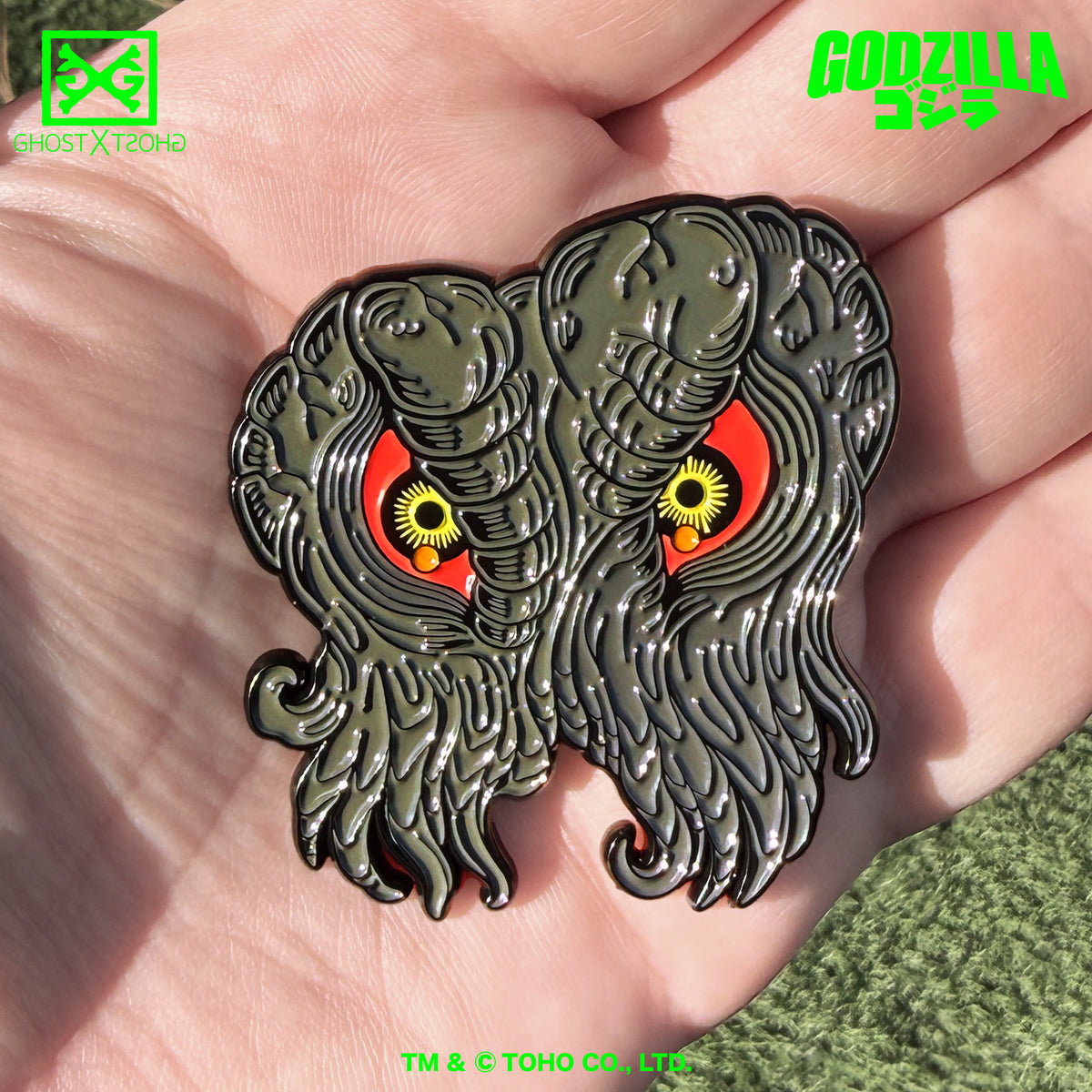 KLASH GHOST HATER セット売り Hedorah Head Smog Variant Soft Enamel Pin – GHOST X GHOST