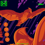 Ghidorah the Three-Headed Monster Screen Printed Poster