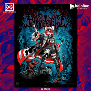 Hakos Baelz METALCROPOLIS Screen-Printed Poster PREORDER