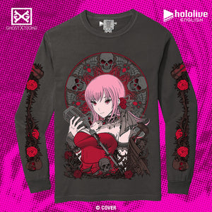 Mori Calliope Portrait of Death Long Sleeve T-Shirt