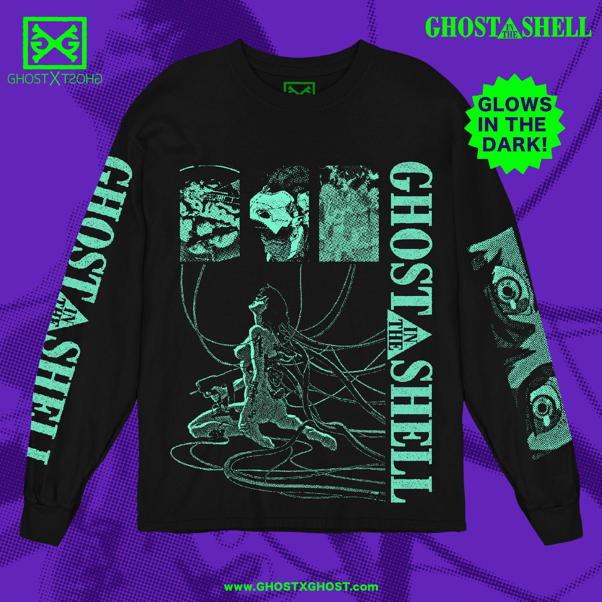 Ghost in the Shell - Build Long Sleeve T-Shirt – GHOST X GHOST
