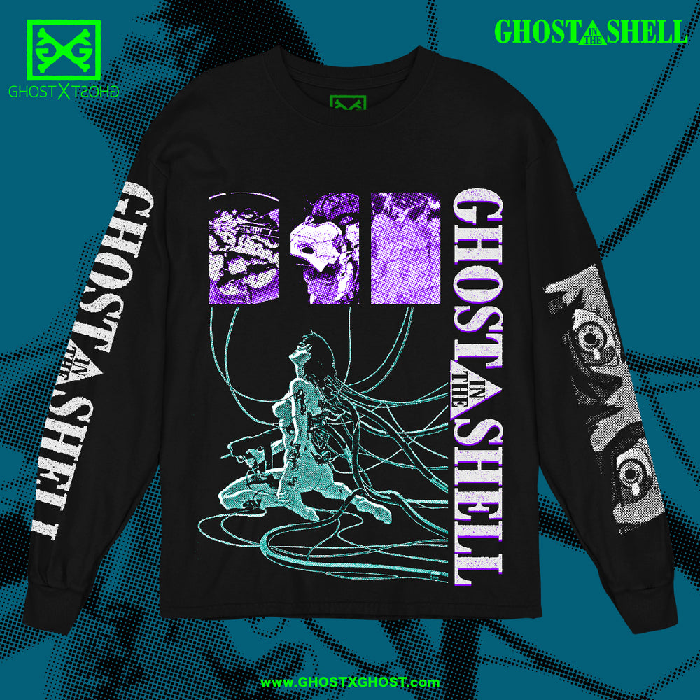 Ghost in the Shell - Build Long Sleeve T-Shirt WAITLIST – GHOST X