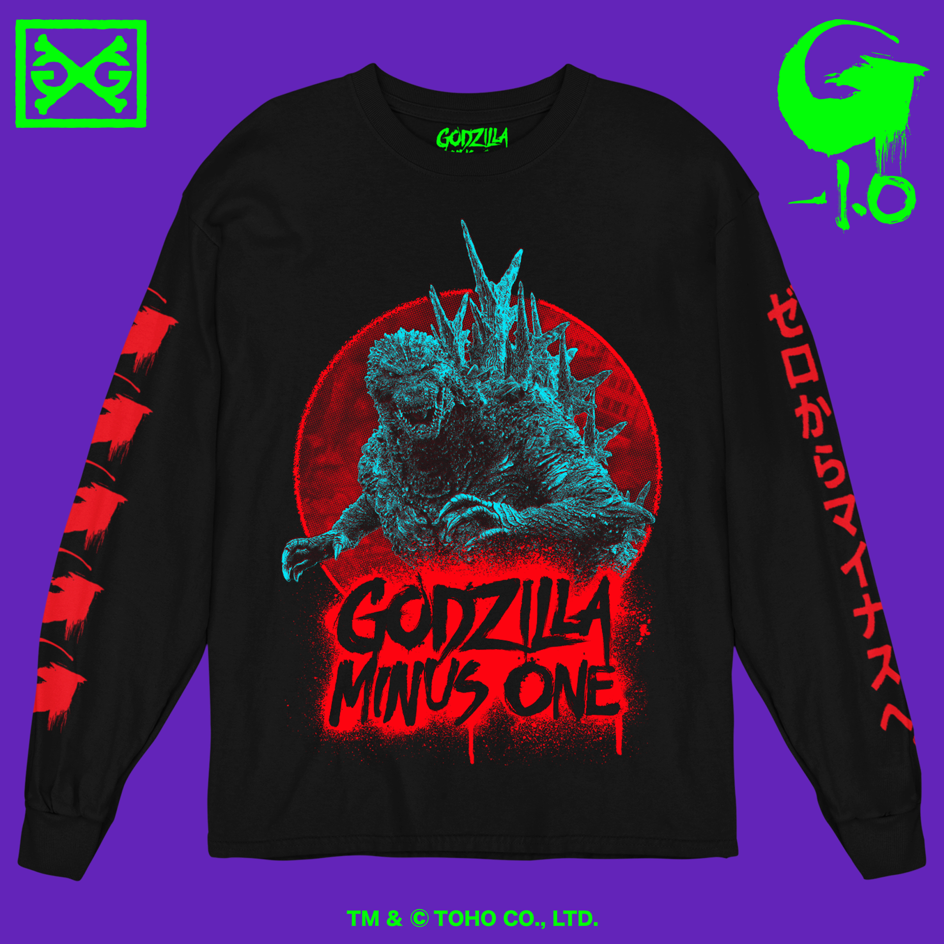 Godzilla Minus One - Zero to Minus Long Sleeve T-Shirt