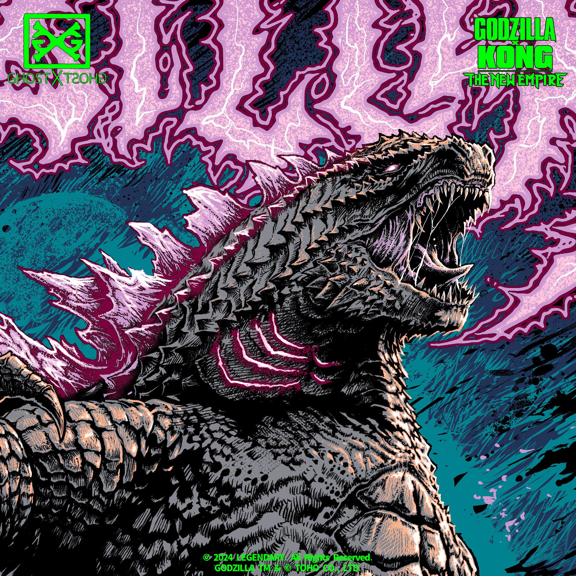 G x K Godzilla Awakens METALCROPOLIS Long Sleeve T-Shirt WAITLIST