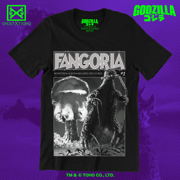 Godzilla Fangoria 1954 Variant T-Shirt – GHOST X GHOST Godzilla Fangoria 1954 Variant T-Shirt – GHOST X GHOST