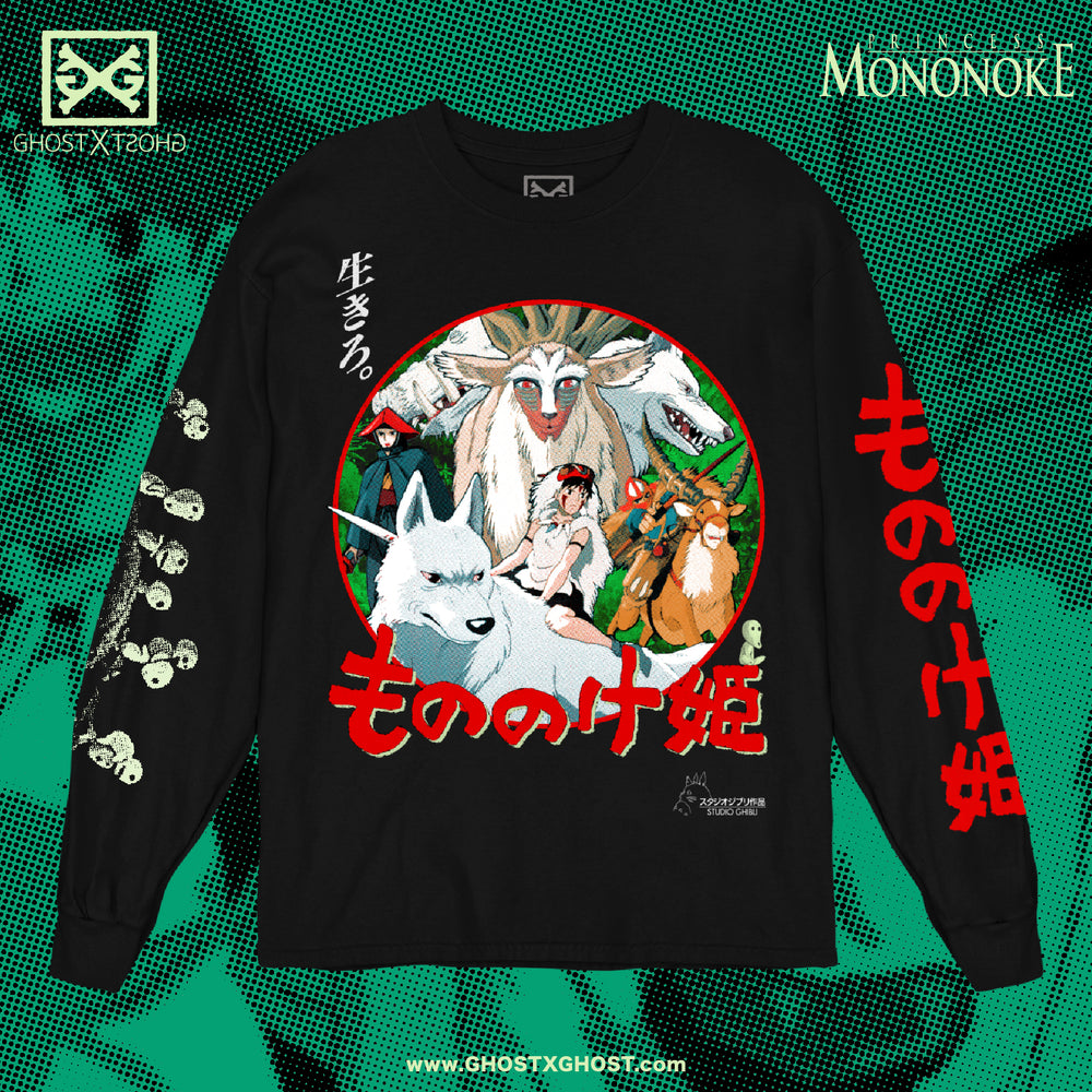 GBL もののけ姫　ロングスリーブTシャツ　Sサイズ　完売品　MONONOKE Princess Mononoke - Eyes Unclouded Long Sleeve T-Shirt WAITLIST