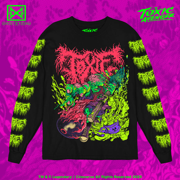 Toxic Avenger - Toxie METALCROPOLIS Long Sleeve T-Shirt WAITLIST