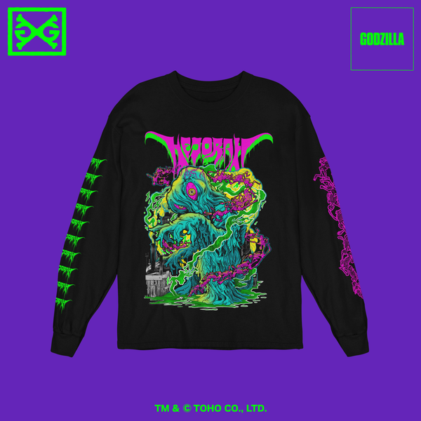 Hedorah METALCROPOLIS Long Sleeve T-Shirt