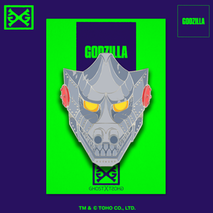 Mechagodzilla Head Soft Enamel Pin