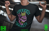 Pink Skulls Vintage Logo T-Shirt